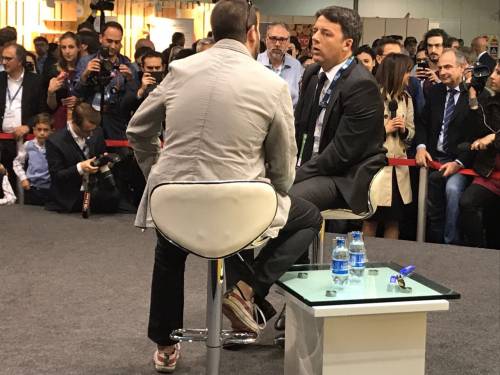Alla fiera Seeds&Chips Renzi si prende la scena