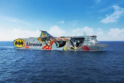 Sharden, con Tirrenia da Genova a Porto Torres si naviga con i Supereroi