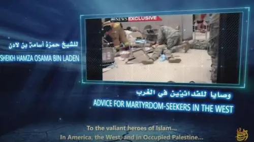 Il figlio di Bin Laden: "Uccidete ebrei, americani e russi"