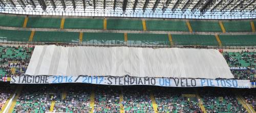 Inter, la contestazione della Curva Nord