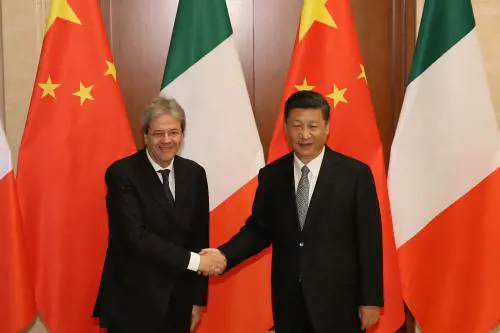 Gentiloni a Pechino per rilanciare la "Via della Seta"