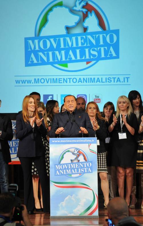 Berlusconi lancia il Movimento animalista