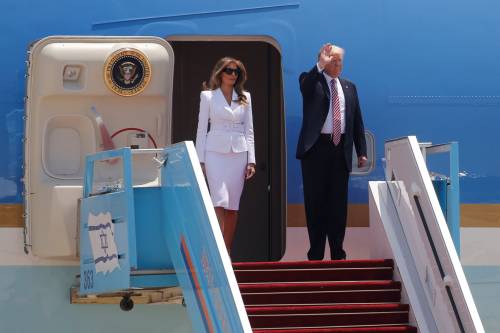 Trump sbarca a Tel Aviv