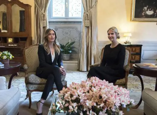 Ivanka incontra Boschi per parlare di parità di genere e violenza sulle donne