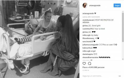 Manchester riparte da Ariana: la Grande va a trovare i feriti