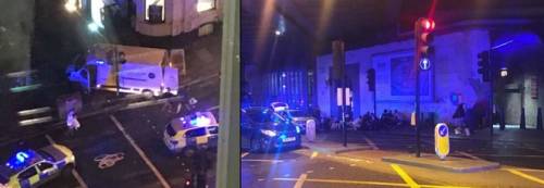 Londra, un furgone sui pedoni: morti e feriti sul London Bridge