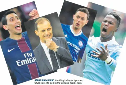 Di Maria, Matic e Keita per tenere Allegri e riassaltare la coppa