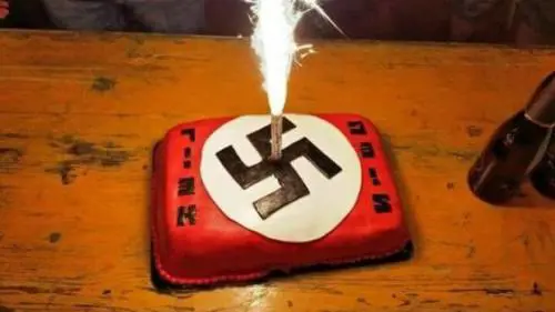 Forza Nuova, nella sede di Milano la svastica sulla torta