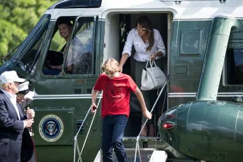 Melania Trump in versione casual