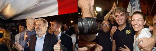 L'onda azzurra da Nord a Sud: il centrodestra ha vinto 16 a 6