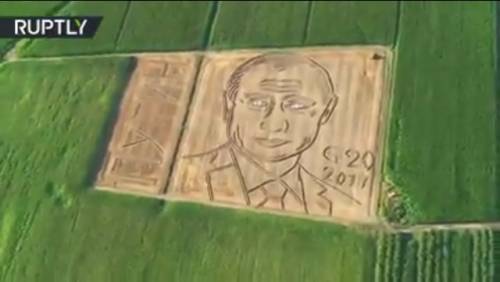 Tra i campi del Veneto ​un "omaggio" per Putin