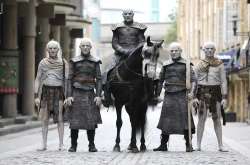 Il "Night King" e i "White Walkers" di Game of Thrones marciano a Londra