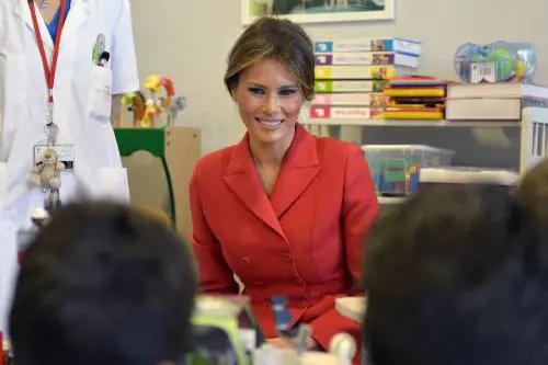 Melania Trump a Parigi