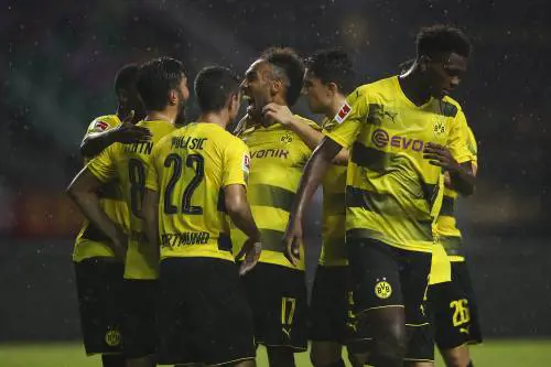 Aubameyang affonda il Milan: rossoneri ko 3-1 contro il Dortmund