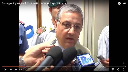 Il procuratore Pignatone: "Ho perso ma a Roma la mafia esiste"