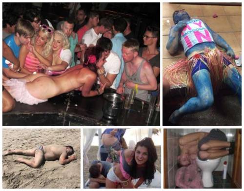 Le foto della vergogna dei turisti inglesi a Corfù