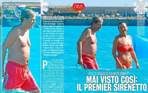 Relax per Gentiloni al mare