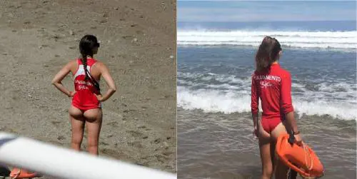 Gijon, bagnine troppo sexy? Pantaloni al posto del bikini, ma scoppia la polemica