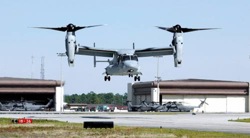 Il Giappone dà il via libera agli Usa per il decollo degli aerei Osprey
