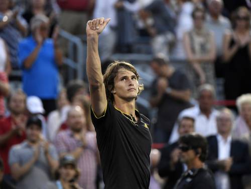 Tennis, Montreal, Zverev si vendica di Federer: 2-0 in poco più di un'ora