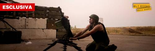 Sul fronte di Donetsk tra mine e bombardamenti