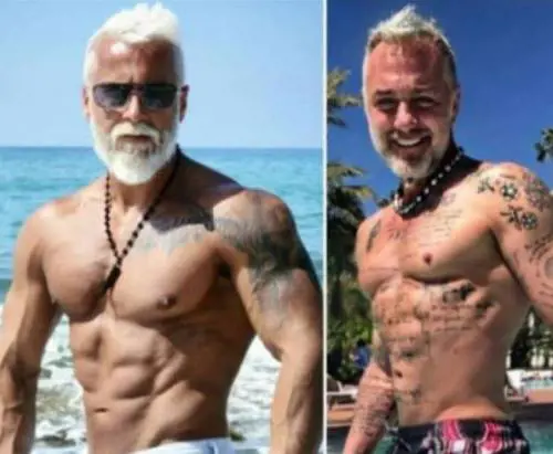 Gianluca Vacchi e il sosia polacco