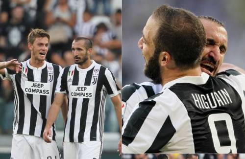 Giorgio Chiellini "cancella" Bonucci con una foto