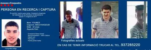 "È armato e molto pericoloso" Caccia all'autista del furgone di Barcellona
