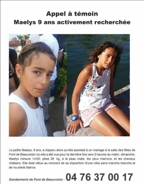 Francia, bimba di 9 anni scompare da un matrimonio: è allerta rapimento