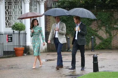 William e Harry al memoriale di Lady D