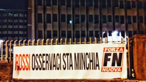 Forza Nuova contro Enrico Rossi: "Osservaci sta minchia"