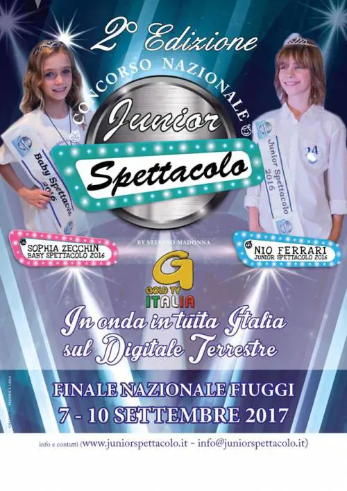 Grande attesa per le finali di "Miss spettacolo" e "Junior Spettacolo"