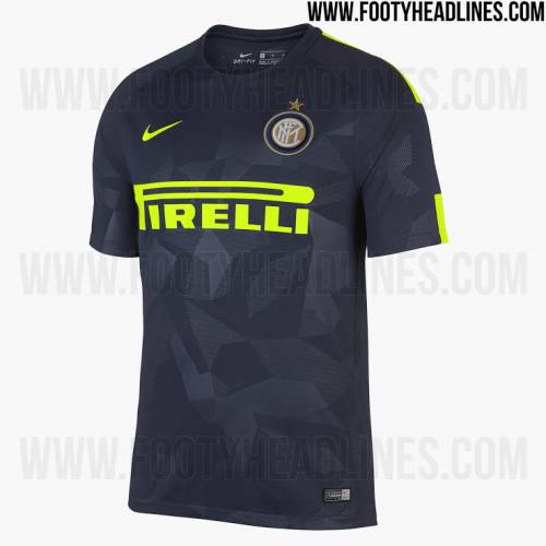 Inter, ecco la terza maglia della stagione 2017-2018