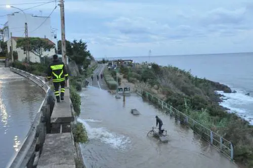 Sanremo, allagata la statale Aurelia
