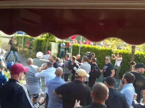 Roma, scontri tra CasaPound Italia e centri sociali