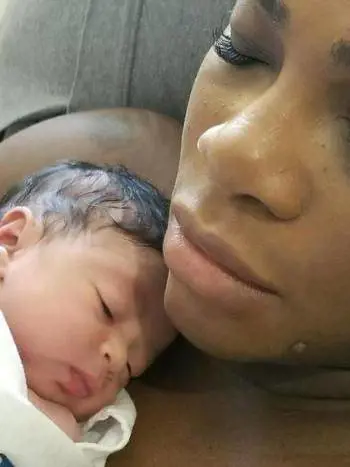 La Williams presenta la figlia su Instagram