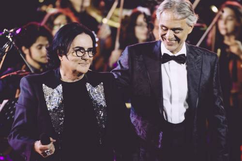 Da Sharon Stone a Elton John tante star nella notte di Bocelli