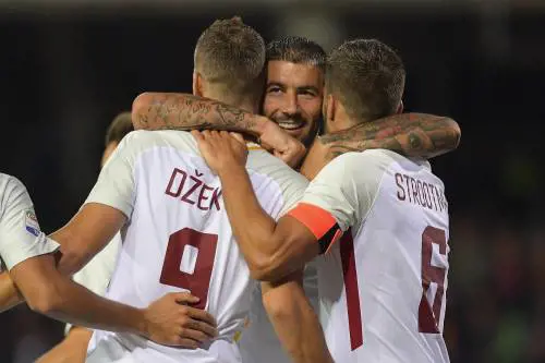 Roma spietata a Benevento: Dzeko e due autoreti firmano il poker giallorosso