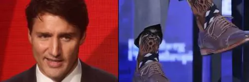 Lo scivolone di Trudeau: è andato da Bloomberg con le calze di Star Wars