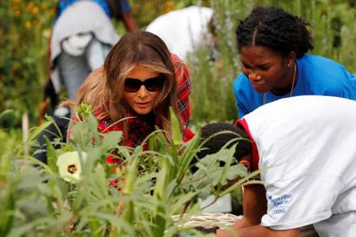 Melania Trump come Michelle: orto alla Casa Bianca