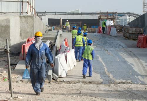 Mondiali di calcio in Qatar, migliaia di lavoratori in pericolo di vita