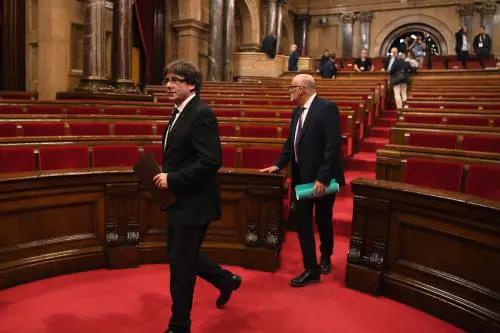 Le fasi del discorso sull'indipendenza di Puigdemont
