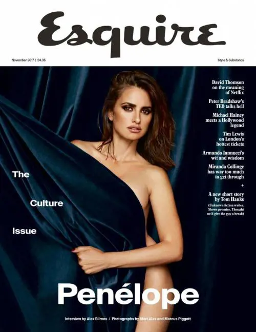 Penelope Cruz a 42 anni posa nuda per la rivista Esquire