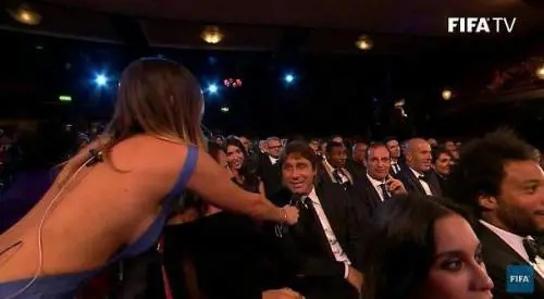 Fifa Awards, la valletta  fa impazzire Conte e Allegri