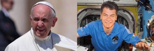 Il Papa all'astronauta Nespoli: "Ma lì è mattina o sera?"