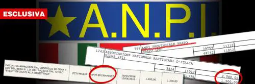 Regalie, 5x1000 e fondi statali: ecco quanto ci costa l'Anpi