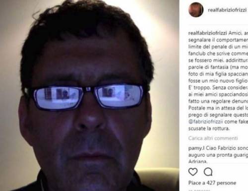 Lo sfogo di Frizzi su Instagram 4 giorni prima del malore