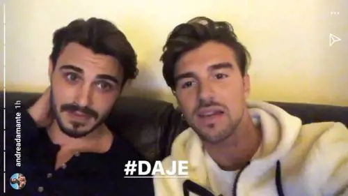 Gf Vip, Andrea Damante e Francesco Monte insieme per la puntata