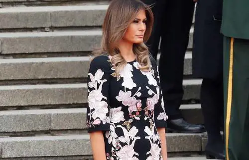 Melania Trump incanta in Cina