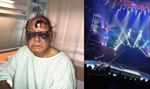Dramma al circo: funamboli cadono ​e l'asta di ferro colpisce spettatore